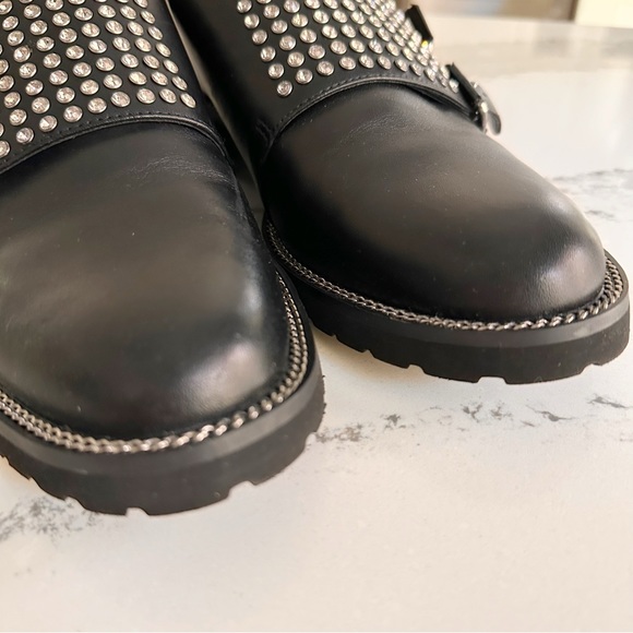 Kurt Geiger Seth Embellished Double Monk-Strap Loafers - Picture 7 of 15